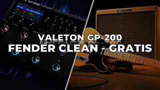 VALETON GP-200 | FENDER CLEAN - PRESET GRATIS | Daniel Llamoca