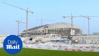 Construction of Al-Wakrah stadium for Qatar World Cup
