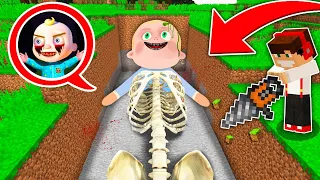 ODKRYŁEM POTĘŻNY GRÓB STRASZNEGO DZIECKA PIOTRUSIA W MINECRAFT?! GPLAY & LUMI