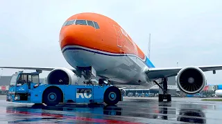 KLM Boeing 777-300ER ‘Orange Pride’ to CUR and back