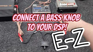 How to connect a bass knob to a DSP using PRV Audio DSP 2.4x 2.8x RCA cable amplifier and car radio