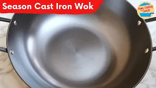 How to Season Cast Iron Wok on Induction Stove