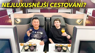 ZADARMO v QSUITE od Qatar Airways, Boeing 777-300ER. Prohlídka nejlepšího business class na světě.