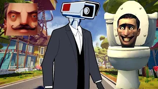 Hello Neighbor - My New Neighbor Skibidi Toilets Cameraman Act 1 Season Gameplay Walkthrough