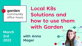 Garden COH: Local Kubernetes Solutions and how to use them with Garden