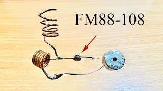 FM радиомикрофон на ДИОДЕ.Это реально работает