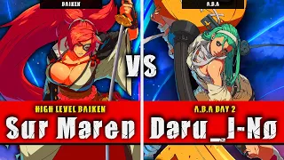 GGST | Sur Maren (Baiken) VS Daru_I-No (ABA) | Guilty Gear Strive High level gameplay