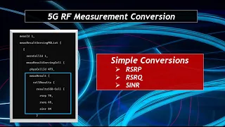 5G RSRP RSRQ SINR Conversion Mapping