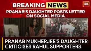 Sharmishtha Mukharjee Call Out Rahul Gandhi Supporters in Open Letter