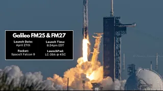 Launch of Galileo FM25 & FM27