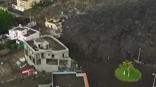 VOLCÁN 🌋 AVANCE VOLCÁNICO EN DRONE 2 - Lengua volcánica Todoque LA PALMA - 22 Sep 2021