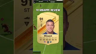 91 Mbappé Review in EA Sports FC 24 #shorts #short