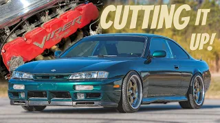 I CRAMMED a Viper V10 In My JUNK Nissan 240sx