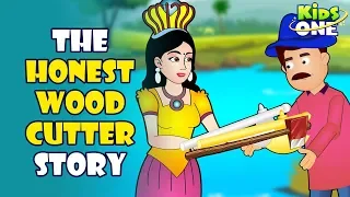 The Honest Woodcutter Story | Moral Stories for Children | KidsOne