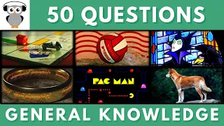 General Knowledge Quiz Trivia #22 | Monopoly, Water Polo, Maleficent, LOTR, Pac-Man, Dingo