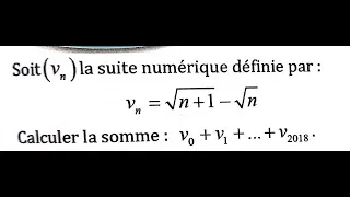 Les suites numériques Al moufid 1SM Exercice 38/39