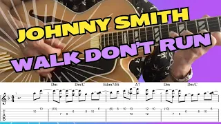 Walk Don't Run - Johnny Smith (TAB and Backing Track - See Description)