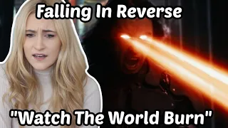 Basic White Girl Reacts To Falling In Reverse - "Watch The World Burn"