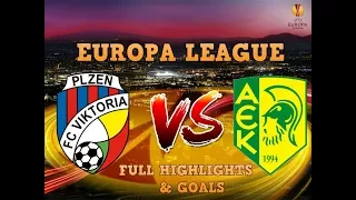 VIKTORIA PLZEN Vs AEK LARNACA EUROPA LEAGUE FULL HIGHLIGHTS & GOALS