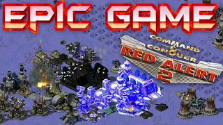 EPIC GAME Small map Oil in center Command & Conquer Red Alert 2 Yuri's Revenge Online Multiplayer