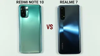 Redmi Note 10 vs Realme 7 Speed Test & Camera Comparison