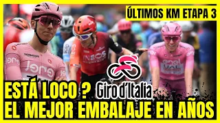 E-Q-U-I-V-O-C-A-C-I-Ó-N ? / POGACAR VUELVE A PERDER AL FINAL DE LA ETAPA 3 DEL #giroditalia