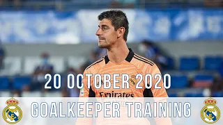 Thibaut Courtois | Real Madrid: Goalkeeper Training | 20/10/2020