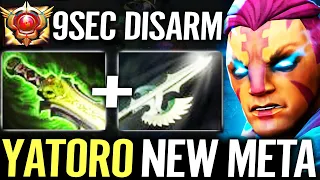 🔥 YATORO Anti Mage 9SEC Disarm NEW META — Heavens Halberd + EB GrandMaster Build Dota 2 Pro