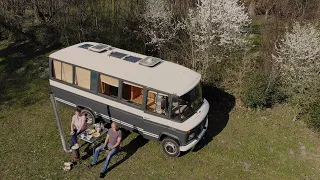 Mercedes Benz 508 - Stories - Holzofen - wood stove - camping - vanlife - outdoor - alternativ leben