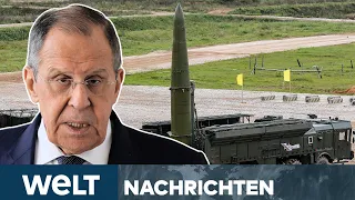 UKRAINE-KRIEG: Russland sieht G7-Zusagen als Gefahr und droht mit Atomwaffen | WELT STREAM