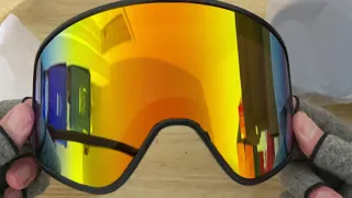 BEST Ski Snowboard Goggles MADEYES Interchangeable 2 Lens UV Protection Anti Fog Unboxing Review