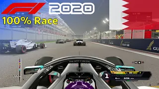 F1 2020 - Let's Make Hamilton 7x World Champion #2: 100% Race Bahrain