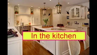 In the kitchen. Vocabulary. Учим слова на английском языке " На кухне"