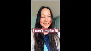 I can't make it 我来不及了 |mini Chinese lesson|basic Chinese| simple Chinese phrase| HSK