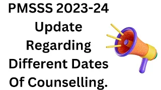 PMSSS 2023-24 UPDATE/Finally Registration & Verification Closed/Other important Dates/Choice-Filling