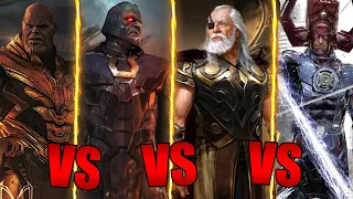 Thanos VS Darkseid VS Odin VS Galactus | Who Would Win?