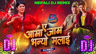 Nepali Dj Song 2081 - A Aama Jam Bhaniyo Malai -  Nepali Dj Remix 2081 - Dj Niroj 30k Family Special