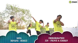 Banana( ft.Shaggy)  (Tiktok Remix) by Conkarah | Dj Fle -Minisiren | Zumba choreography | Z Hustlers