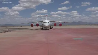 Huge firefighting aircraft ready for wildfire season in Arizona