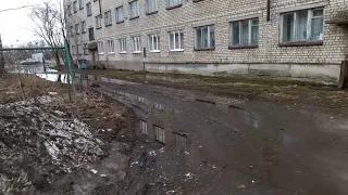 Город Рыбинск. Общежитие медучилища.