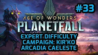 Age of Wonders Planetfall Hardest Difficulty Expert Kir'Ko Campaign Part 33 Unit Economy, Encounter
