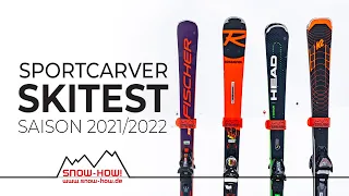 SKITEST SportCarver 2021/22 | HEAD Supershape, Fischer The Curv, Rossignol HERO, K2 Disruption