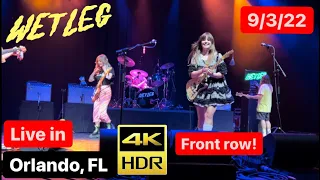 WET LEG - FRONT ROW - Live In Orlando Florida September 3 2022 Concert 4K HDR Video