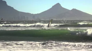 Windsurfers in Milnerton, South Africa