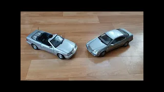 Mercedes Benz CLK Set,1:18 Scale