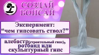 эксперимент "чем гипсовать ствол?"