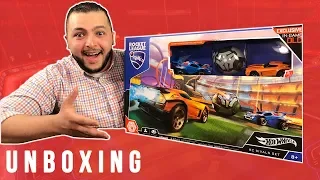 Unboxing the Hot Wheels Rocket League RC Rivals Set