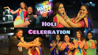 Bindass Kavya ka Special Holi Dahan Festival Celebration With Family Rang Laga ke sab ke muh lal