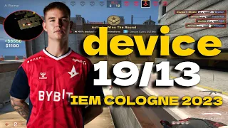 CSGO POV Astralis device (19/13) vs NIP (VERTIGO) @ IEM Cologne 2023