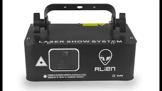 ALIEN 500mw RGB Laser Beam Line Projector